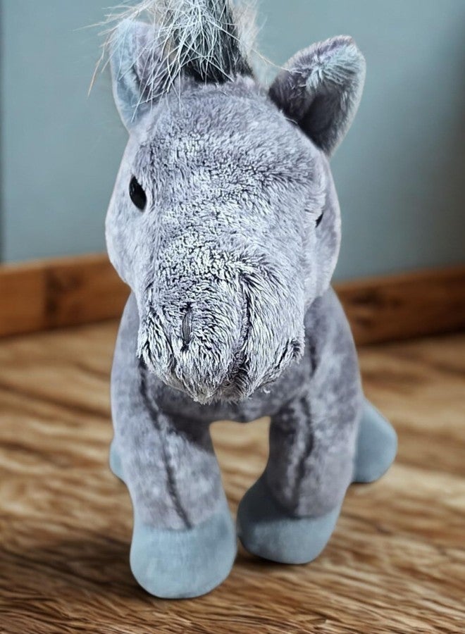 Tickles Horse Soft Stuffed Plush Animal Toy for Kids Boys & Girls Birthday Gift (Color: Grey Size: 25 cm) - Image 2